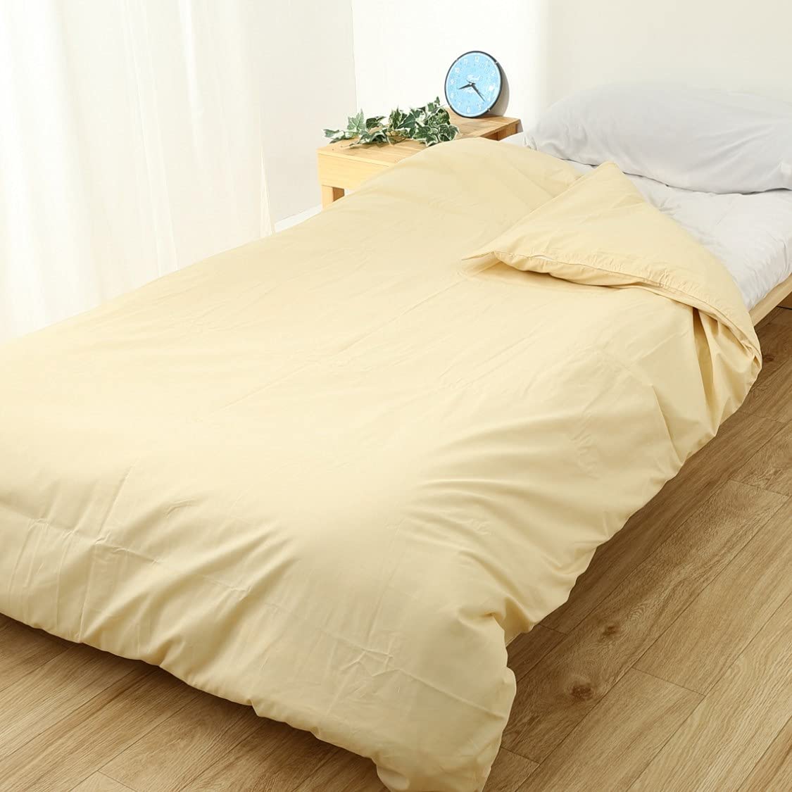 Amazon｜日本製 綿100％ 無地 掛け布団カバー シングル 150X210cm